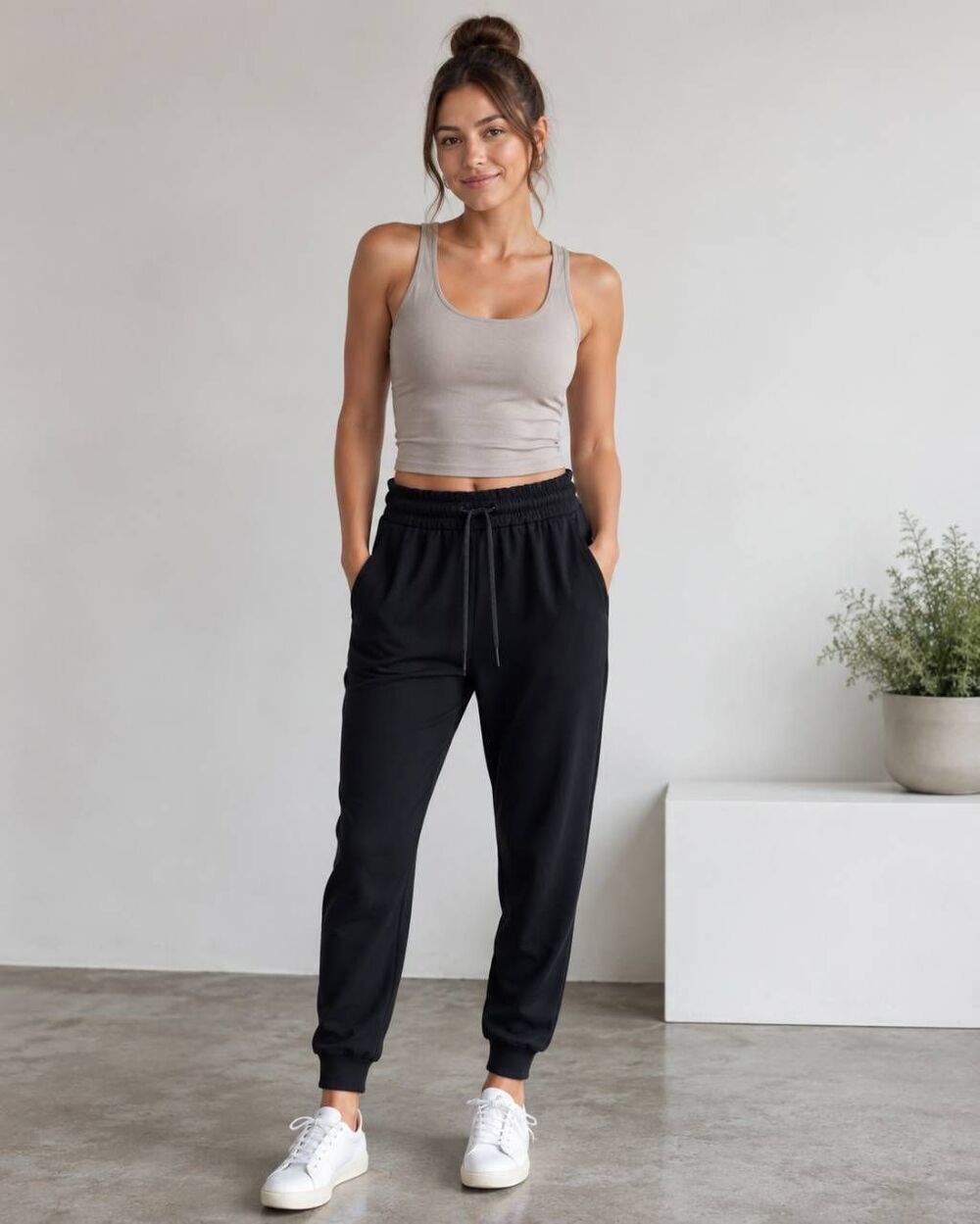 Lululemon Black Adapted State Jogger Pants Women’s Size 10 High Rise Drawstring